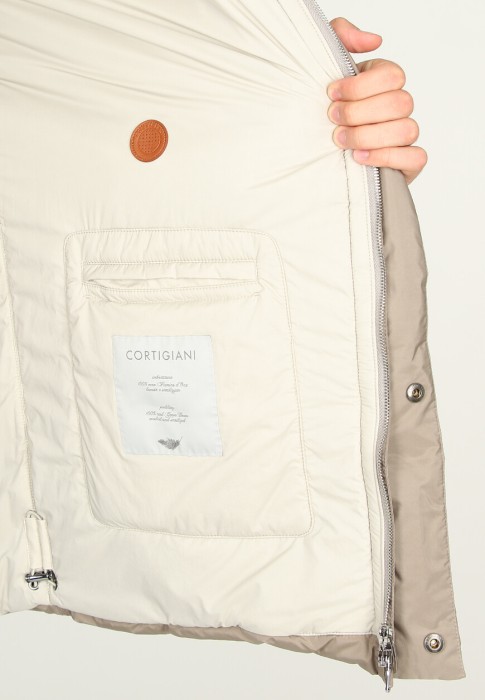 пуховик  для взрослого возраста с изнаночной стороны