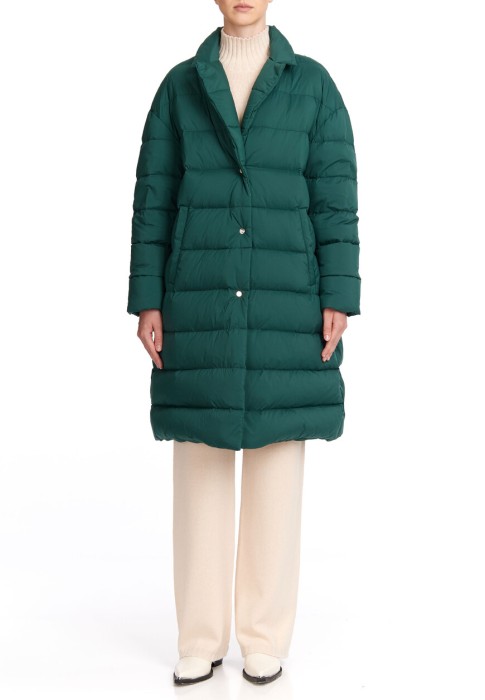 пуховик  от бренда herno вид слева