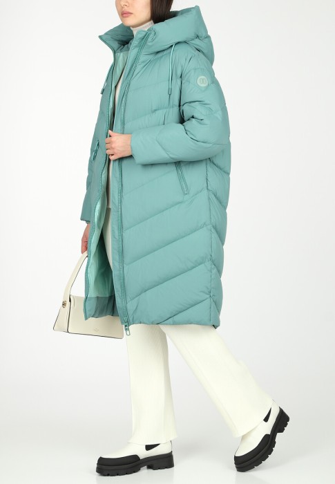 пуховик  от бренда duno вид слева