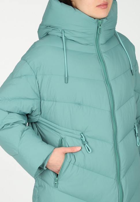 пуховик  из проверенных материалов спереди