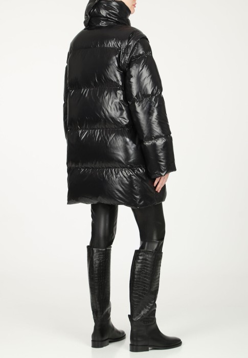 пуховик  из проверенных материалов спереди