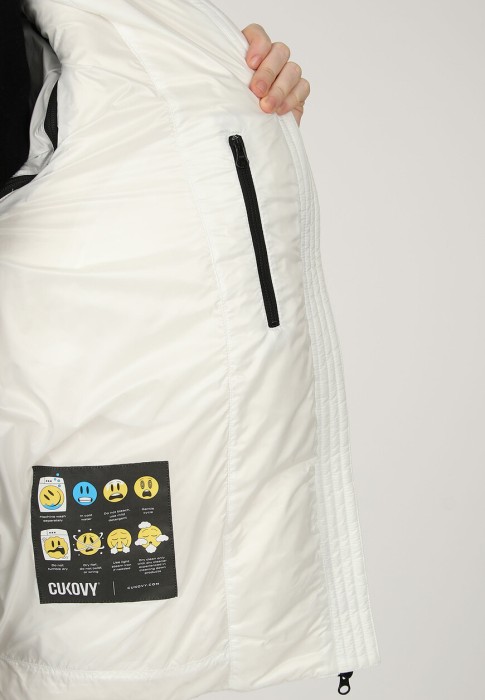 пуховик  для взрослого возраста с изнаночной стороны