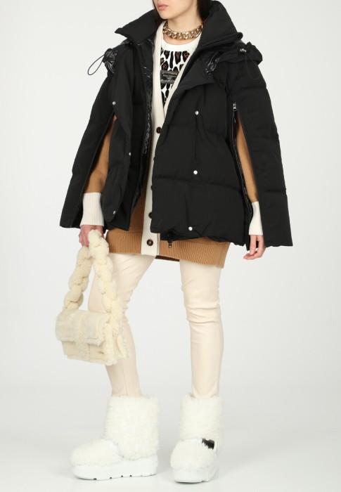 пуховик  из италии вид сбоку