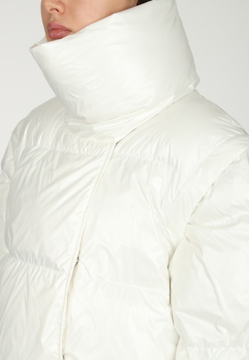 пуховик  универсального стиля с лицевой стороны