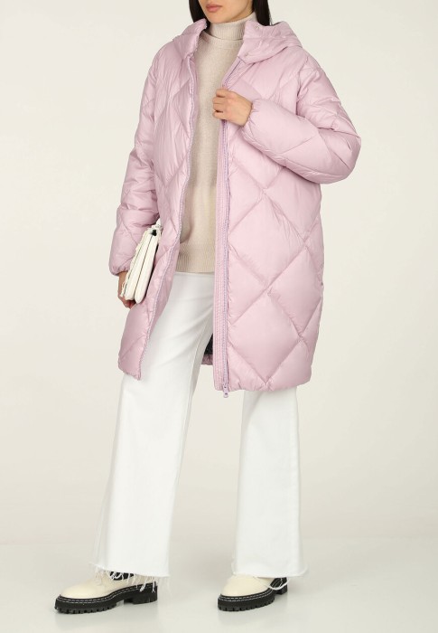 пуховик  от бренда geox вид слева