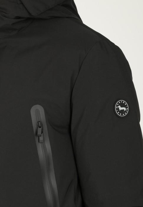 пуховик  универсального стиля с лицевой стороны