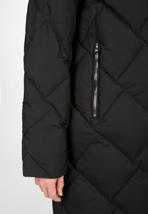 пуховик  для взрослого возраста с изнаночной стороны