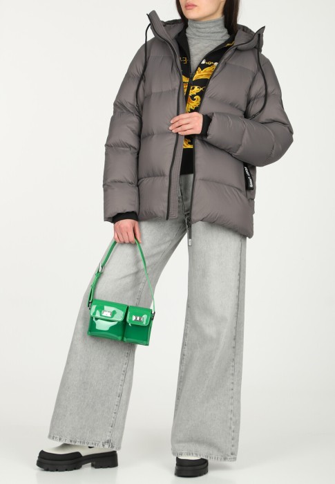 пуховик  от бренда montereggi вид слева