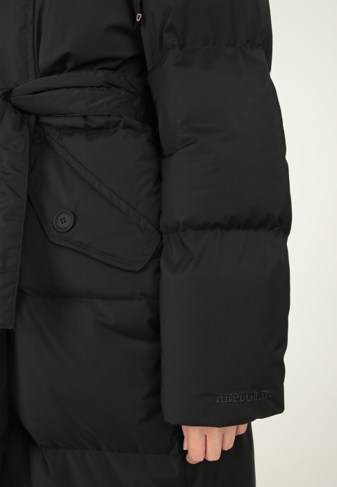 пуховик  из проверенных материалов спереди