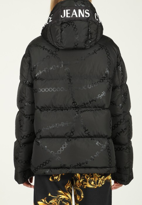 пуховик  из италии вид сбоку