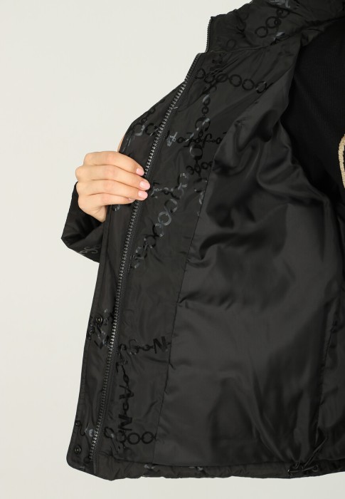 пуховик  из проверенных материалов спереди