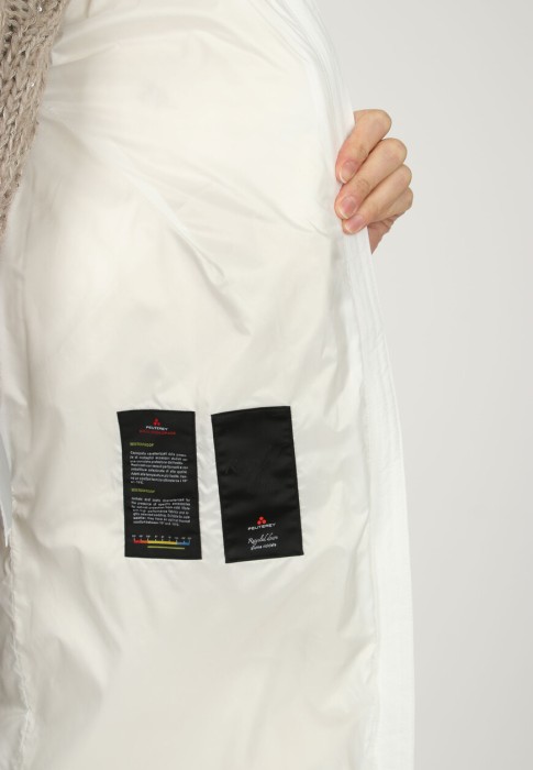 пуховик  для взрослого возраста с изнаночной стороны