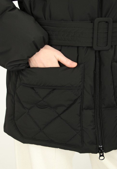 пуховик  из проверенных материалов спереди