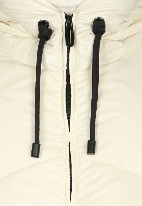 пуховик  универсального стиля с лицевой стороны