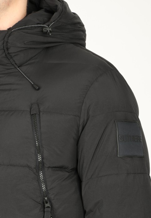 пуховик  универсального стиля с лицевой стороны