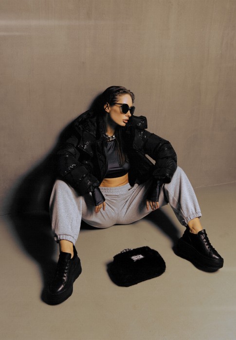 пуховик  из проверенных материалов спереди