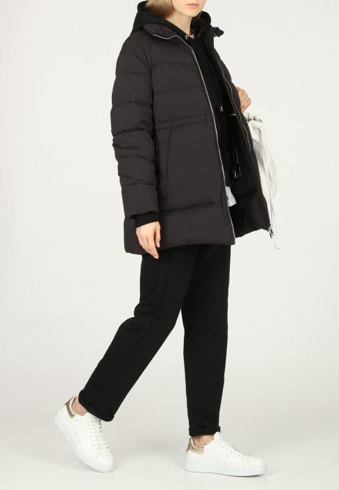 пуховик  из франции вид сбоку