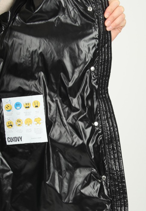 пуховик  для взрослого возраста с изнаночной стороны