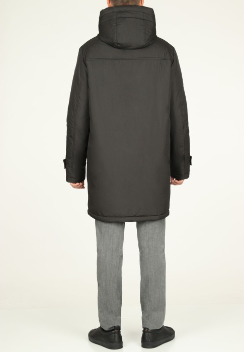 пуховик  из италии вид сбоку