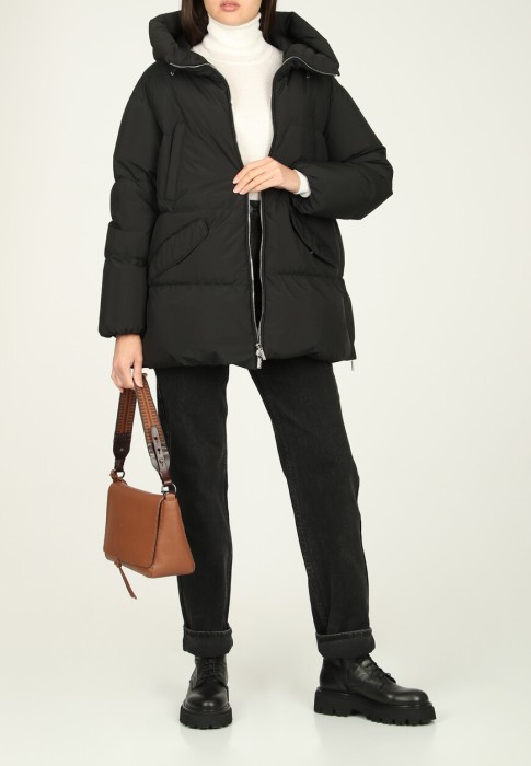 пуховик  из проверенных материалов спереди