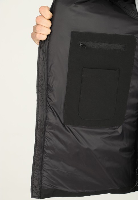 пуховик  для взрослого возраста с изнаночной стороны