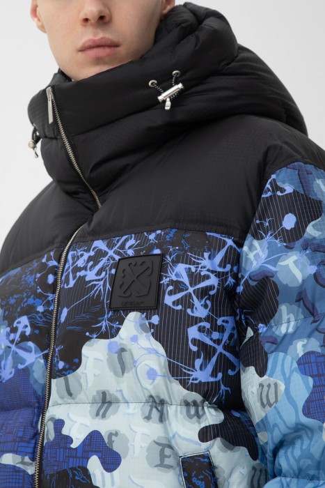 пуховик  из франции вид сбоку