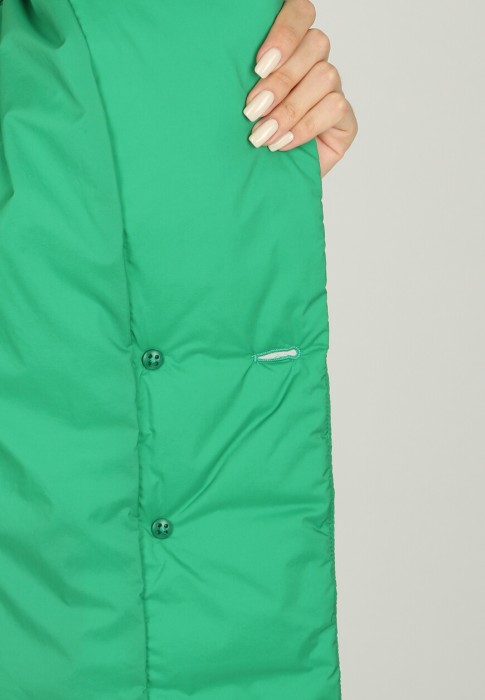 пуховик  из проверенных материалов спереди