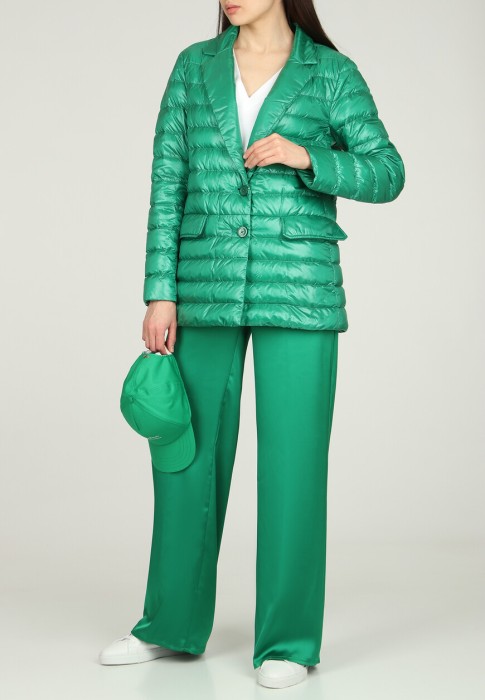 пуховик  из франции вид сбоку