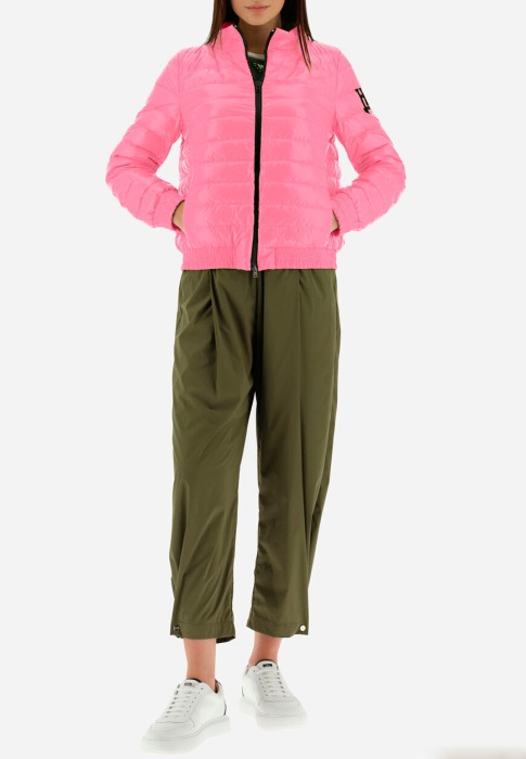 пуховик  из франции вид сбоку