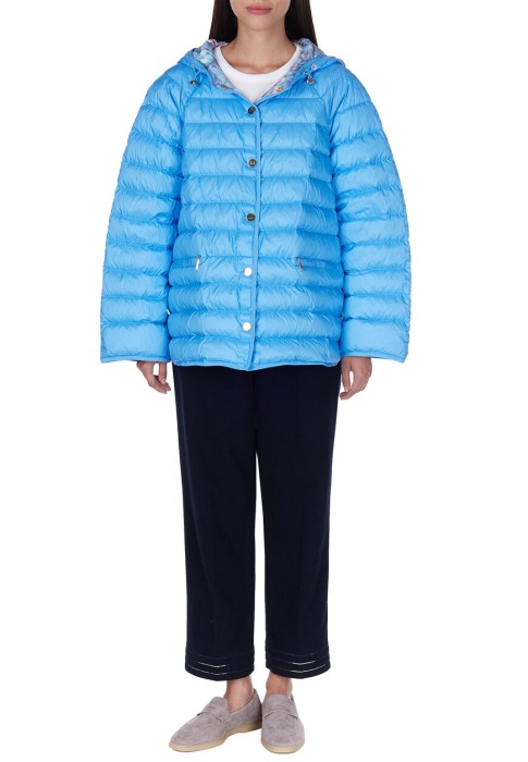 пуховик  из италии вид сбоку