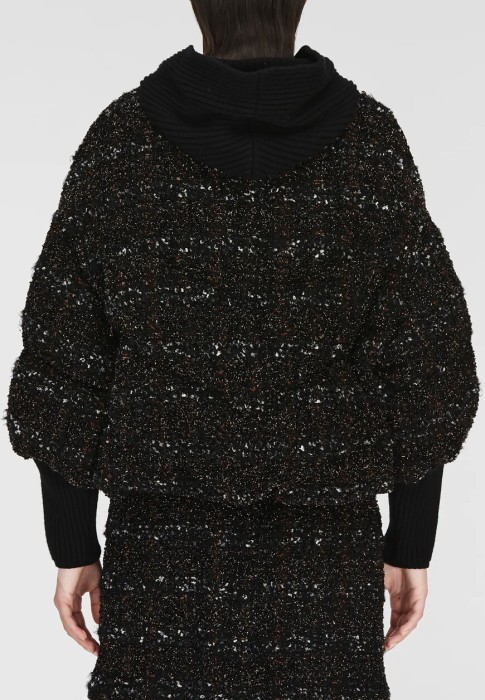 пуховик  из италии вид сбоку