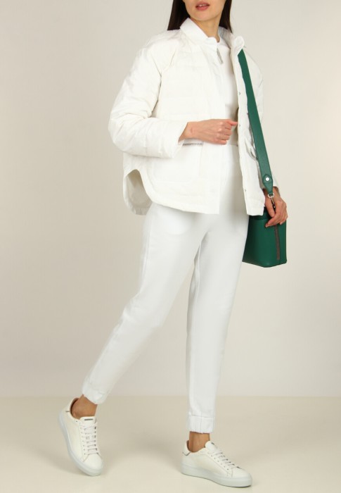 пуховик  из италии вид сбоку