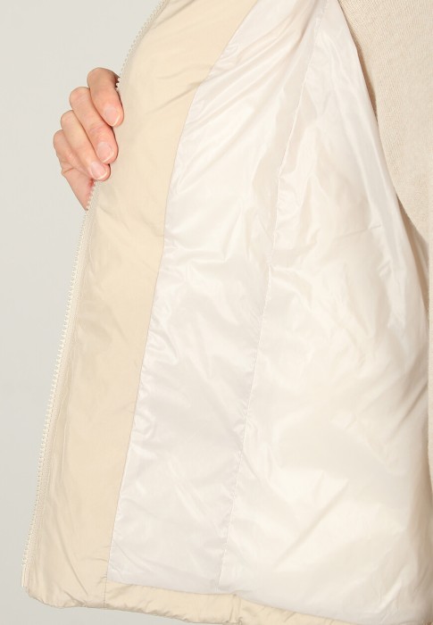 пуховик  универсального стиля с лицевой стороны