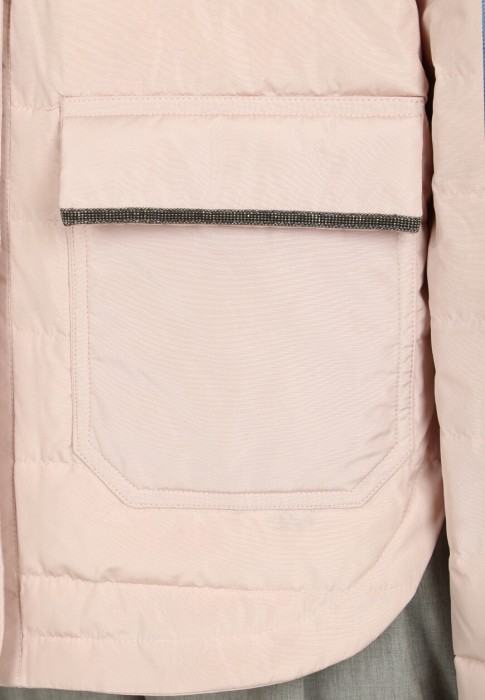 пуховик  из проверенных материалов спереди