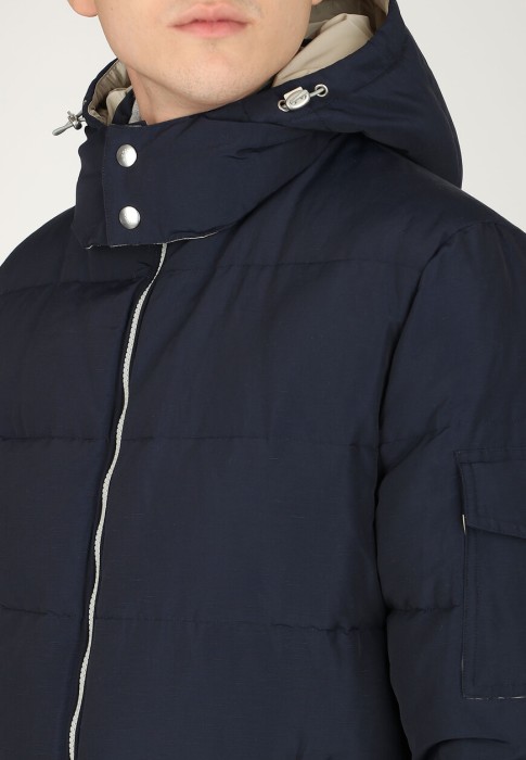 пуховик  из проверенных материалов спереди