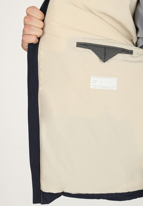 пуховик  для взрослого возраста с изнаночной стороны