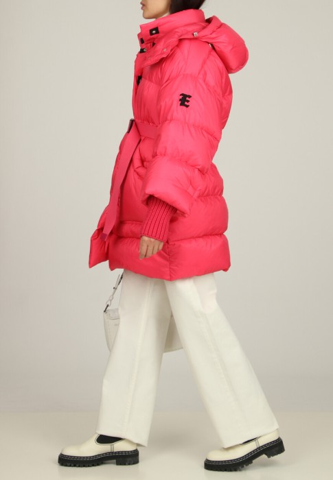 пуховик  из италии вид сбоку