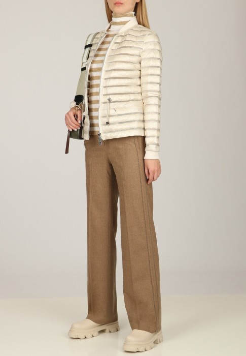 пуховик  от бренда diego m вид слева