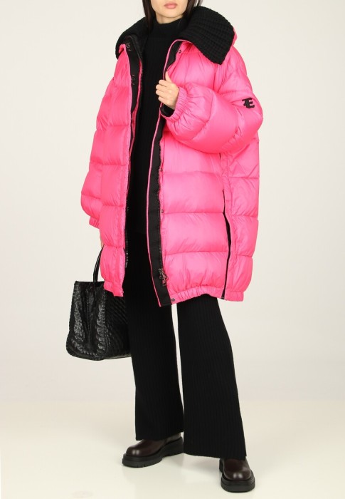 пуховик  от бренда ermanno scervino вид слева