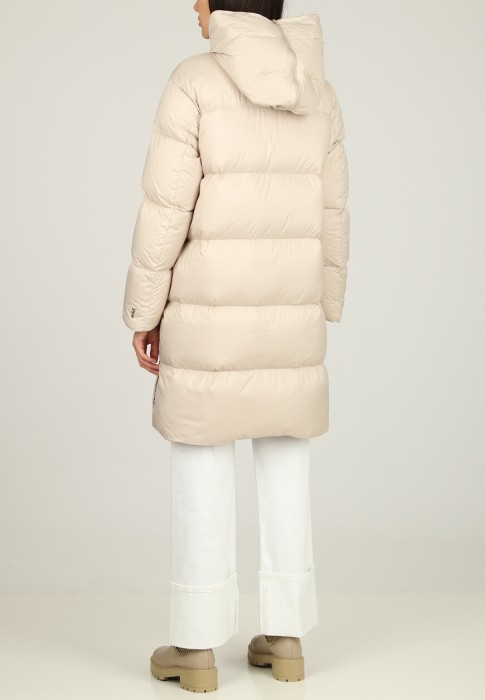 пуховик  из франции вид сбоку