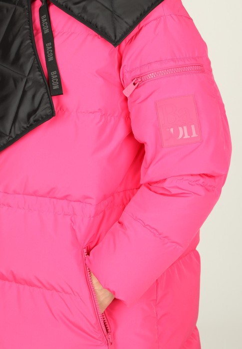 пуховик  из проверенных материалов спереди