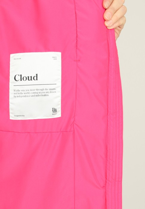 пуховик  универсального стиля с лицевой стороны