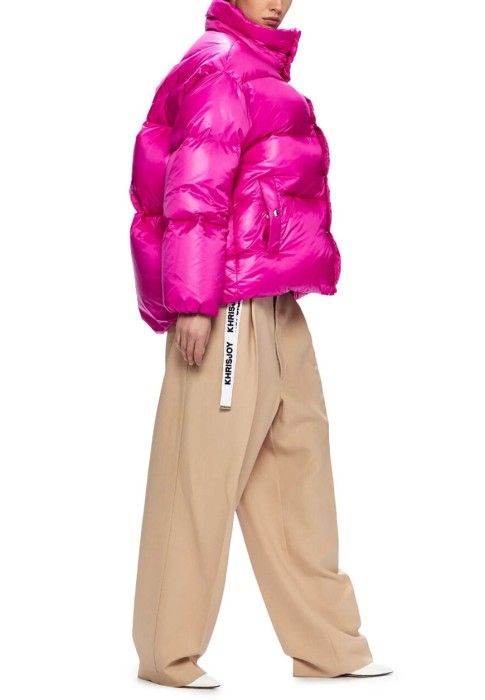 пуховик  из италии вид сбоку