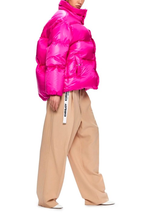 пуховик  из италии вид сбоку