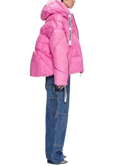 пуховик  из италии вид сбоку