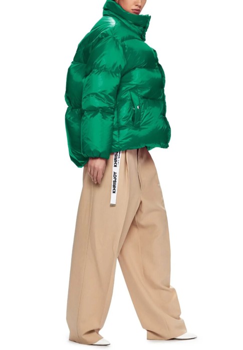 пуховик  из италии вид сбоку