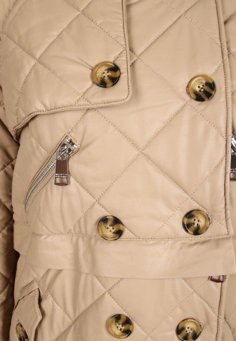 пуховик  универсального стиля с лицевой стороны