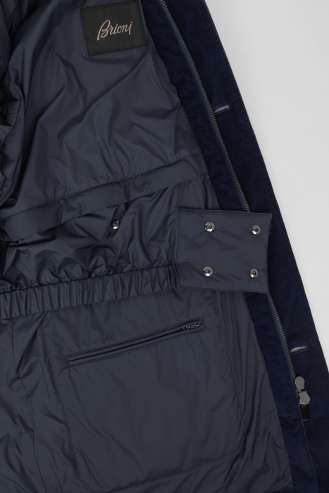 пуховик  вид слева