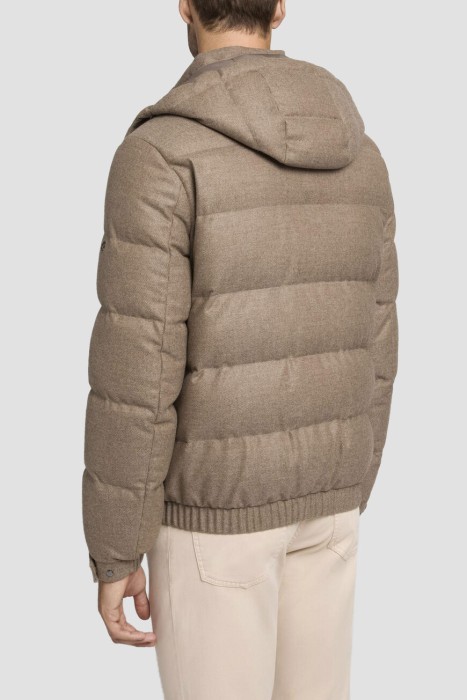 пуховик  от бренда stefano ricci вид слева