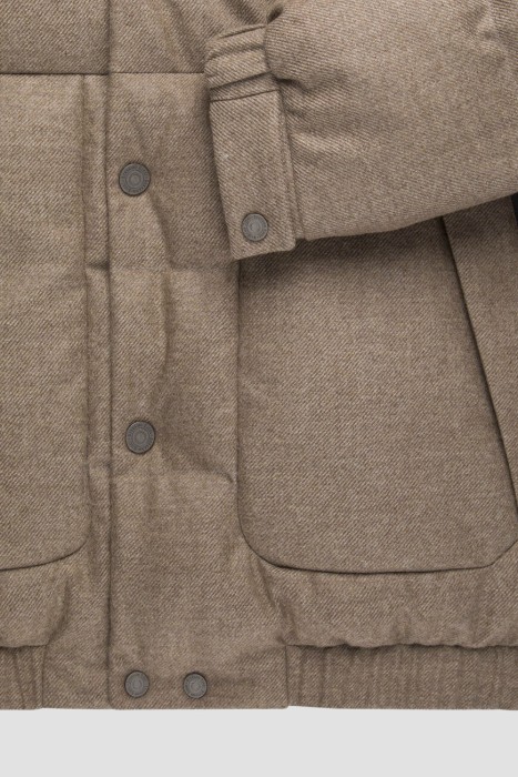 пуховик  для взрослого возраста с изнаночной стороны